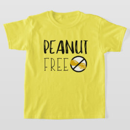 Peanut Free Symbol Peanut Allergie Alert T-Shirt