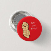 Peanut, lasst uns Nutty holen Button (Vorne & Hinten)