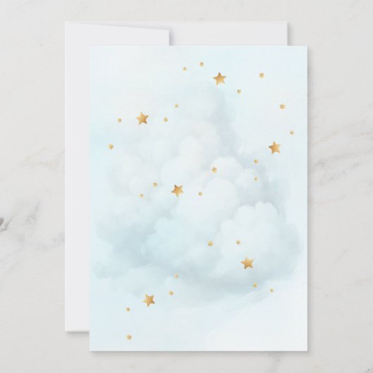 Peanut Niedlich Elephant Watercolor Kinderdusche Einladung (Rückseite)