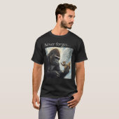 Peanut the Squirrel and Harambe Never Forget  T-Shirt (Vorne ganz)