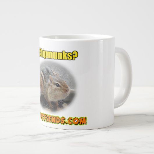 peanutfiends.comchipmunk-Tasse Jumbo-Tasse (Vorderseite Rechts)