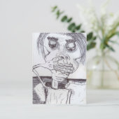 Peanuthead Vs. Reflux Postkarte (Stehend Vorderseite)