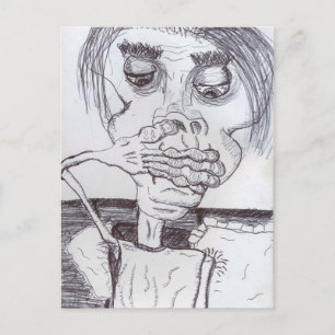 Peanuthead Vs. Reflux Postkarte