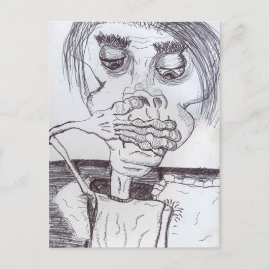 Peanuthead Vs. Reflux Postkarte (Vorderseite)