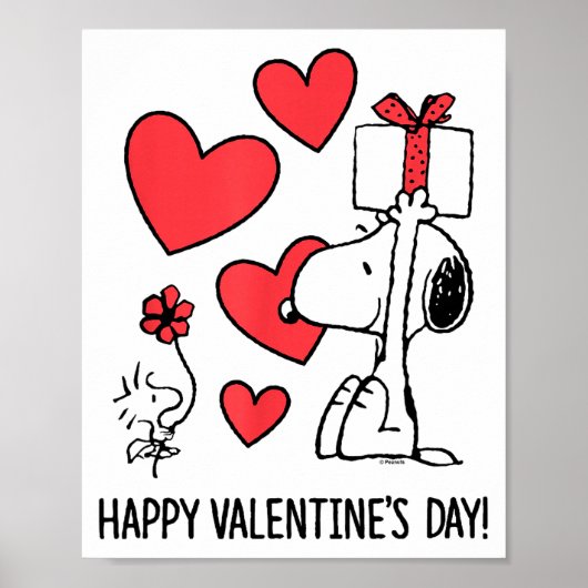 Peanuts - And Happy Valentines Day Hearts Poster (Vorne)
