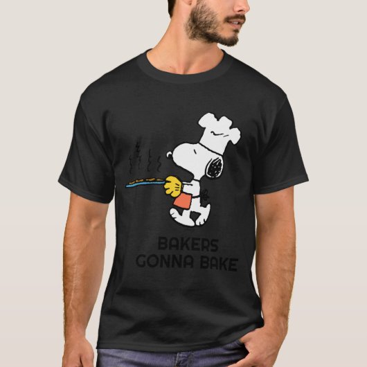 Peanuts Baking Cookies T-Shirt (Vorderseite)