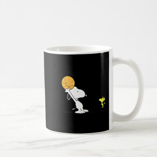 Peanuts Basketball T-Shirt  Kaffeetasse (Rechts)