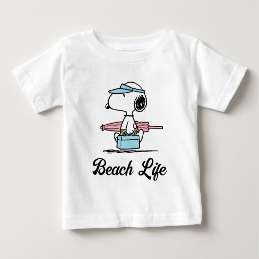 PEANUTS | Beach Bum Snoopy Baby T-shirt (Vorderseite)