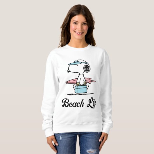 PEANUTS | Beach Bum Snoopy Sweatshirt (Vorne ganz)