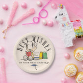 Peanuts Best Wishes Graduation Snoopy Reading Pappteller (Party)