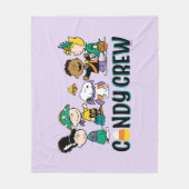 Peanuts Candy Crew Halloween-Gang Fleecedecke (Vorderseite)