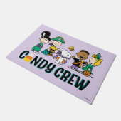 Peanuts Candy Crew Halloween-Gang Fußmatte (Schrägansicht)