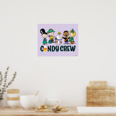 Peanuts Candy Crew Halloween-Gang Poster (Küche)