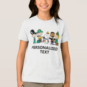 Peanuts Candy Crew Halloween-Gang Tri-Blend Shirt