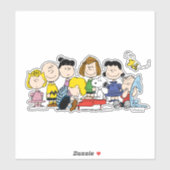 Peanuts | Charlie Brown and Gang Aufkleber (Blatt)