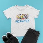 Peanuts | Charlie Brown and Gang Birthday Boy T-Shirt<br><div class="desc">Celebrate your Birthday with this super cute Birthday Boy shirt featuring Charlie Brown and the whole Peanuts Gang! Personalize by adding your own custom text!</div>