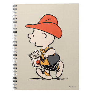 Peanuts Charlie Brown Cowboy Halloween Notizblock