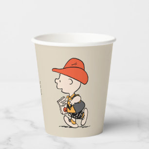 Peanuts Charlie Brown Cowboy Halloween Pappbecher