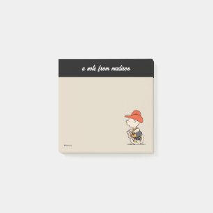 Peanuts Charlie Brown Cowboy Halloween Post-it Klebezettel