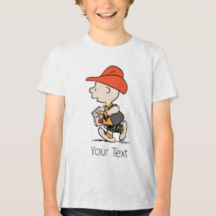 Peanuts Charlie Brown Cowboy Halloween Tri-Blend Shirt