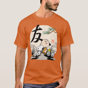 Peanuts Charlie Brown Freunde Japan Freunde T-Shirt