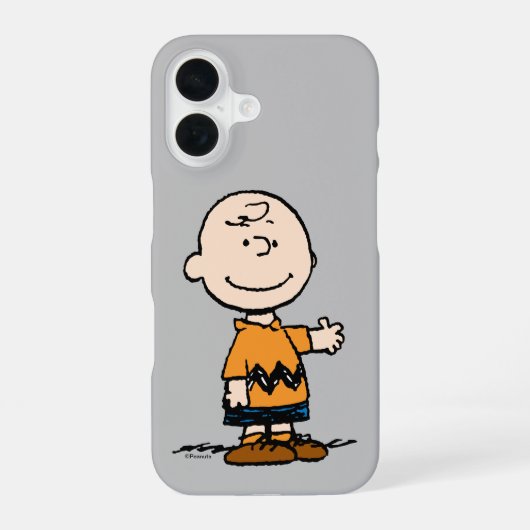 Peanuts | Charlie Brown iPhone 16 Hülle (Rückseite)