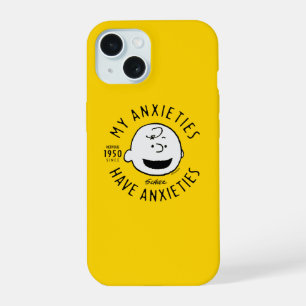 Peanuts Charlie Brown nervös seit 1950 iPhone 15 Hülle