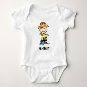 Peanuts Charlie Brown Pirat Halloween Baby Strampler