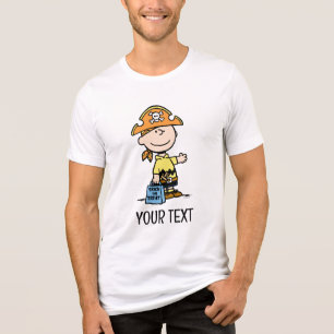 Peanuts Charlie Brown Pirat Halloween Tri-Blend Shirt