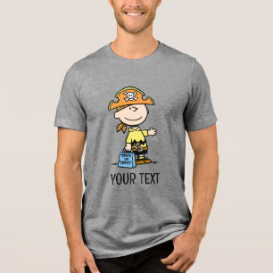 Peanuts Charlie Brown Pirat Halloween Tri-Blend Shirt