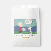 Peanuts Charlie Brown Snoopy Well You Did It Grad Geschenktütchen (Vorderseite)
