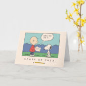 Peanuts Charlie Brown Snoopy Well You Did It Grad Karte (Gelbe Blume)