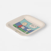 Peanuts Charlie Brown Snoopy Well You Did It Grad Pappteller (Gewinkelt)