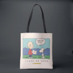 Peanuts Charlie Brown Snoopy Well You Did It Grad Tasche<br><div class="desc">Celebrate graduation with a heartfelt and nostalgic Peanuts-inspired design that captures a proud milestone moment. Featuring a classic scene of a young character handing over a paper while a loyal beagle looks on, the design includes the touching phrase “Well, you did it…” to mark the accomplishment. Set against a soft,...</div>