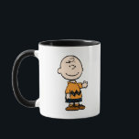 PEANUTS | Charlie Brown Tasse<br><div class="desc">Charlie Brown ist der liebenswerte Verlierer im zig-zag T - Shirt. Karo in diesem niedlichen Peanuts-Design mit Charlie Brown und seinem liebevollen Lächeln. Personalisieren Sie das,  indem Sie Ihren Namen hinzufügen!</div>