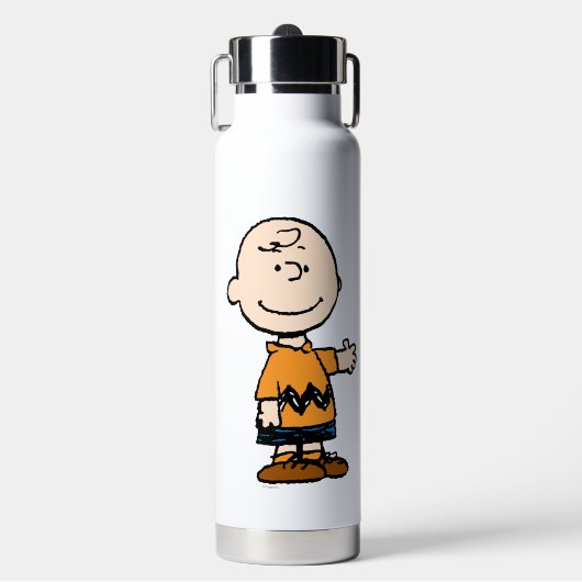 PEANUTS | Charlie Brown Trinkflasche (Vorderseite)