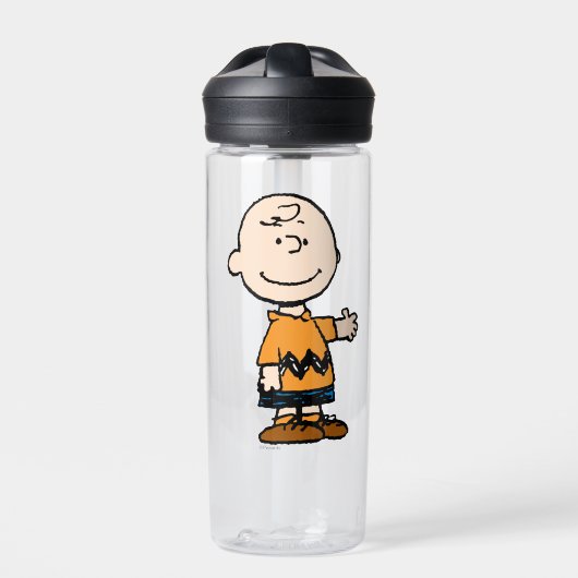 PEANUTS | Charlie Brown Trinkflasche (Vorderseite)