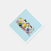 Peanuts | Charlie Brown und Gang Serviette (Ecke)