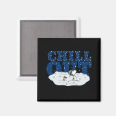 Peanuts Chill Out Magnet (Vorderseite/Rückseite)