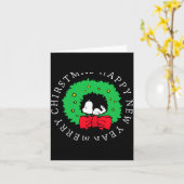 Peanuts Christmas Wreath Karte (Gelbe Blume)