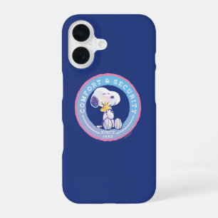 Peanuts Comfort & Security Abzeichen Blau iPhone 16 Hülle