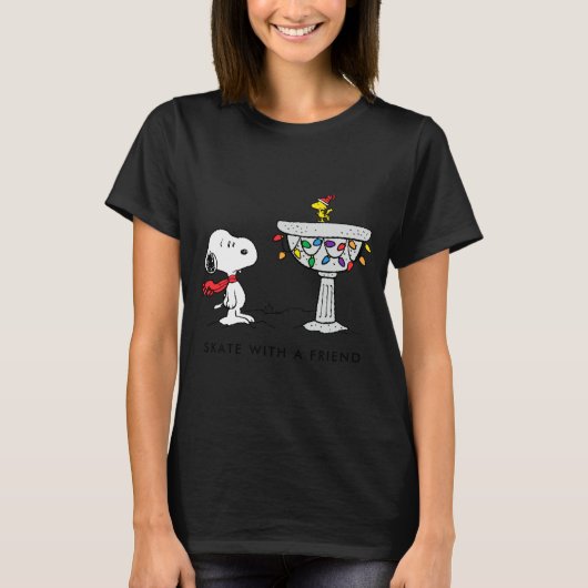 Peanuts Decorated Bird Bath T-Shirt (Vorderseite)