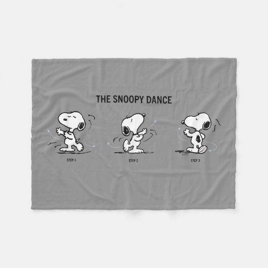 Peanuts | Der Snoopy-Tanz Fleecedecke (Vorderseite (Horizontal))