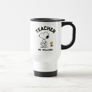 Peanuts Est. 1950 Snoopy & Woodstock Teacher Reisebecher
