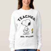 Peanuts Est. 1950 | Snoopy & Woodstock Teacher Sweatshirt (Vorderseite)