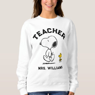 Peanuts Est. 1950   Snoopy & Woodstock Teacher Sweatshirt