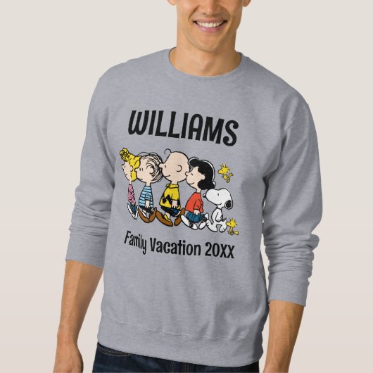 Peanuts Familienurlaub Sweatshirt (Vorderseite)
