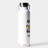 Peanuts Familienurlaub Trinkflasche (Vorne)