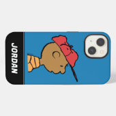 Peanuts | Franklin Baseballkappe iPhone Hülle (Rückseite (Horizontal))