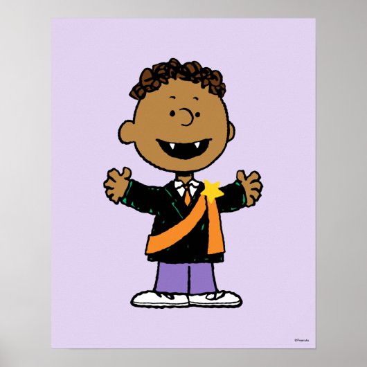 Peanuts | Franklin Halloween-Vampir Poster (Vorne)